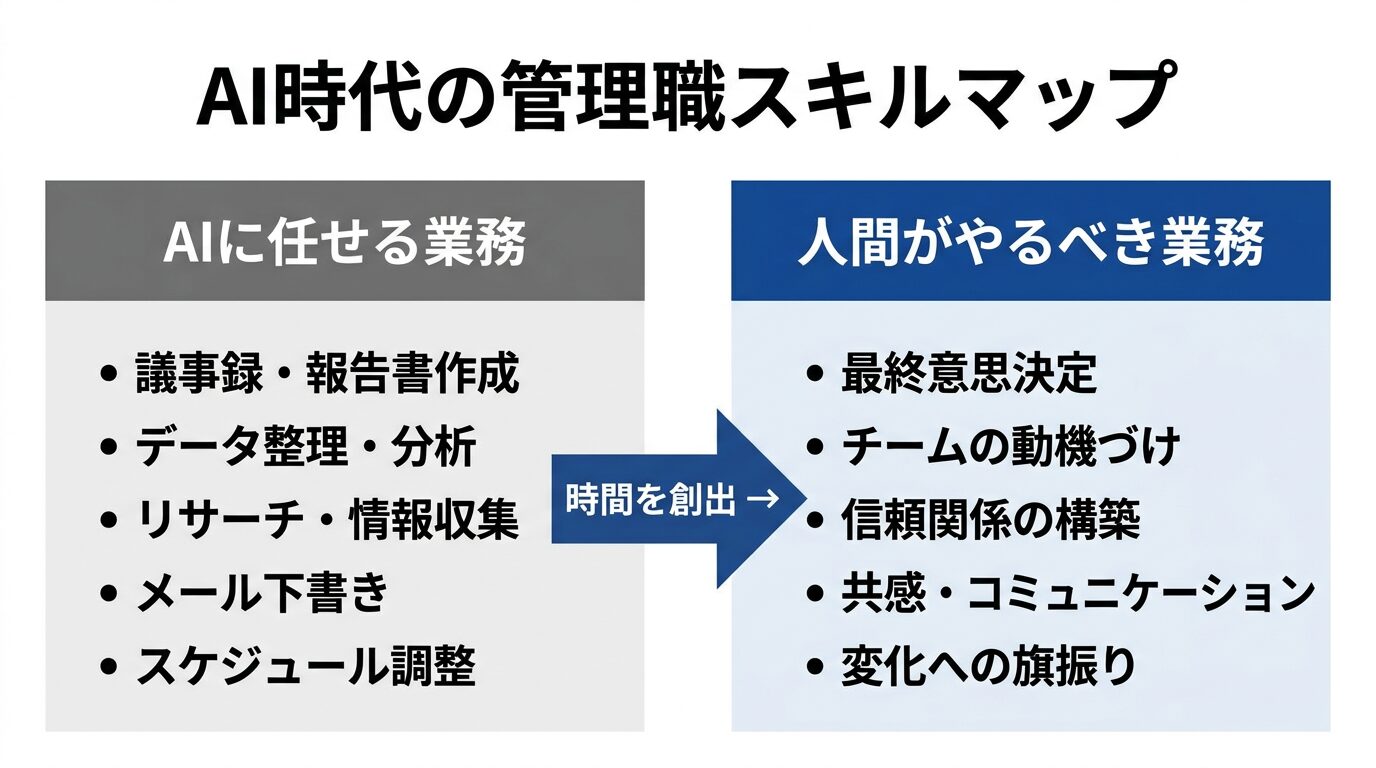 AI時代の管理職スキルマップ